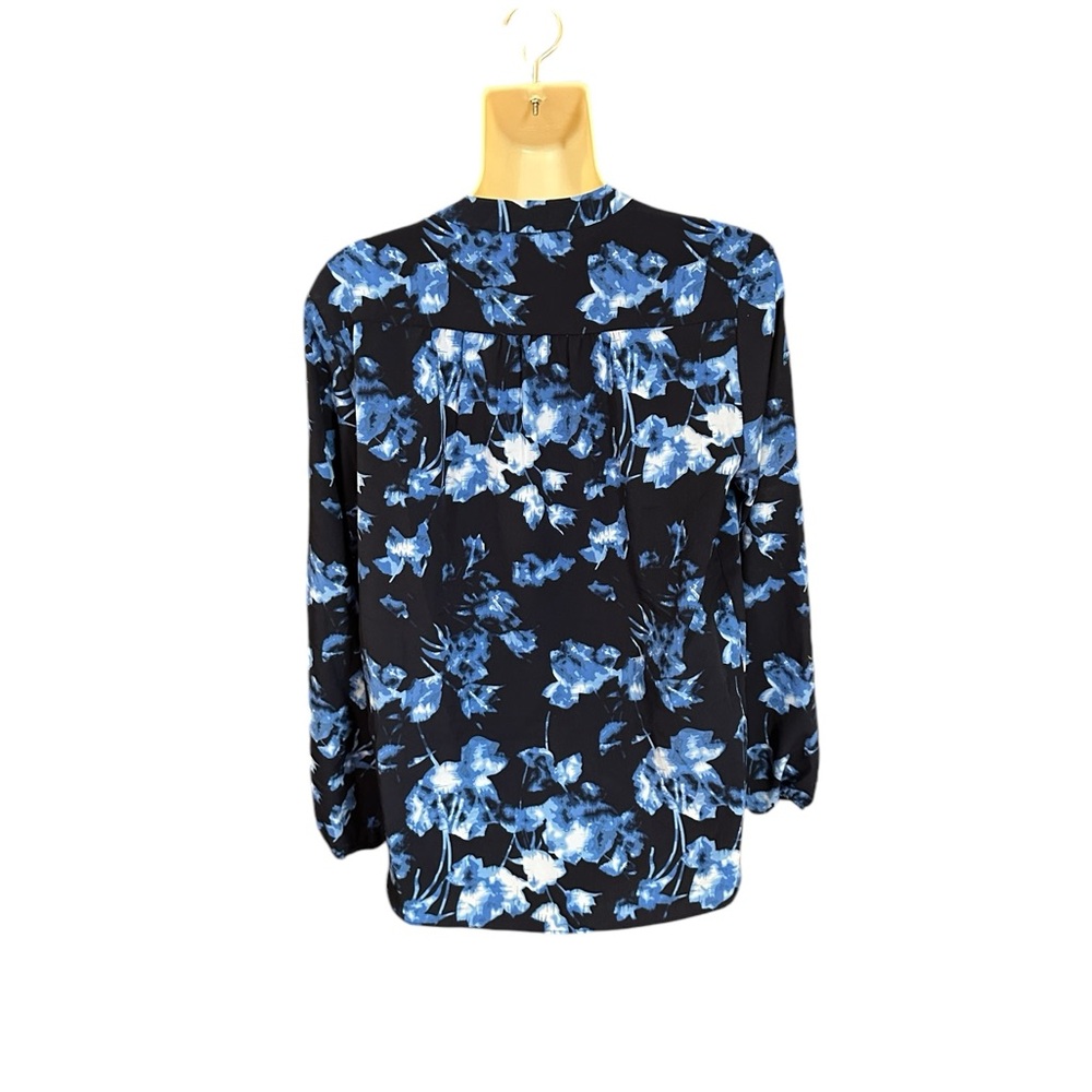 Vince Camuto NEW FOUNTAIN Floral V-Neck Faux Wrap Blouse S - Picture 6 of 12